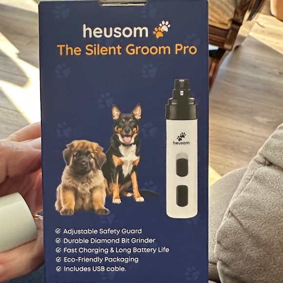 Heusom Silent Groom Pro Pet Nail Grinder - Picture 3 of 4
